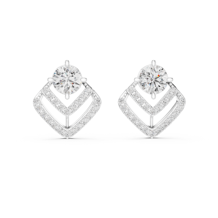 Celestial Glow Diamond 14-KT Stud Earrings