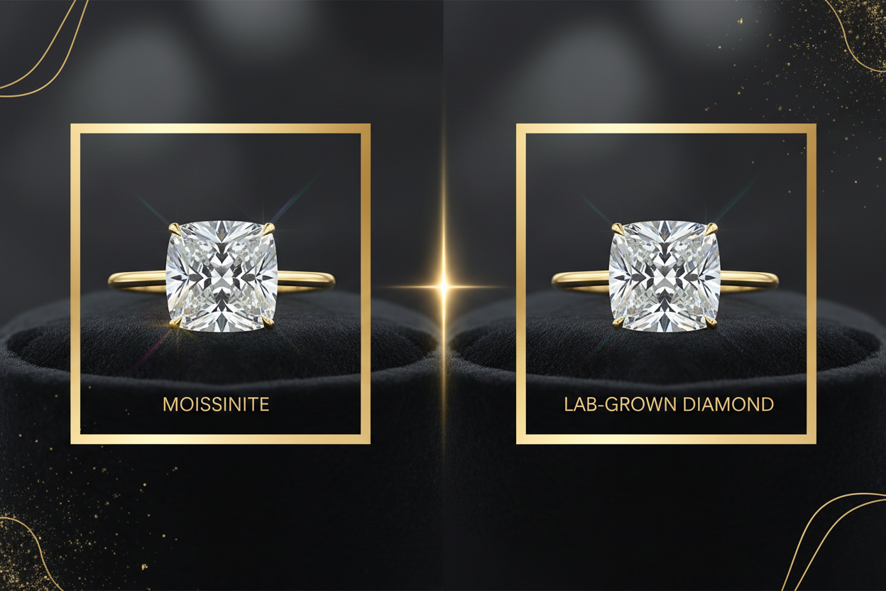 Moissanite vs Lab-Grown Diamonds: What’s the Real Difference?