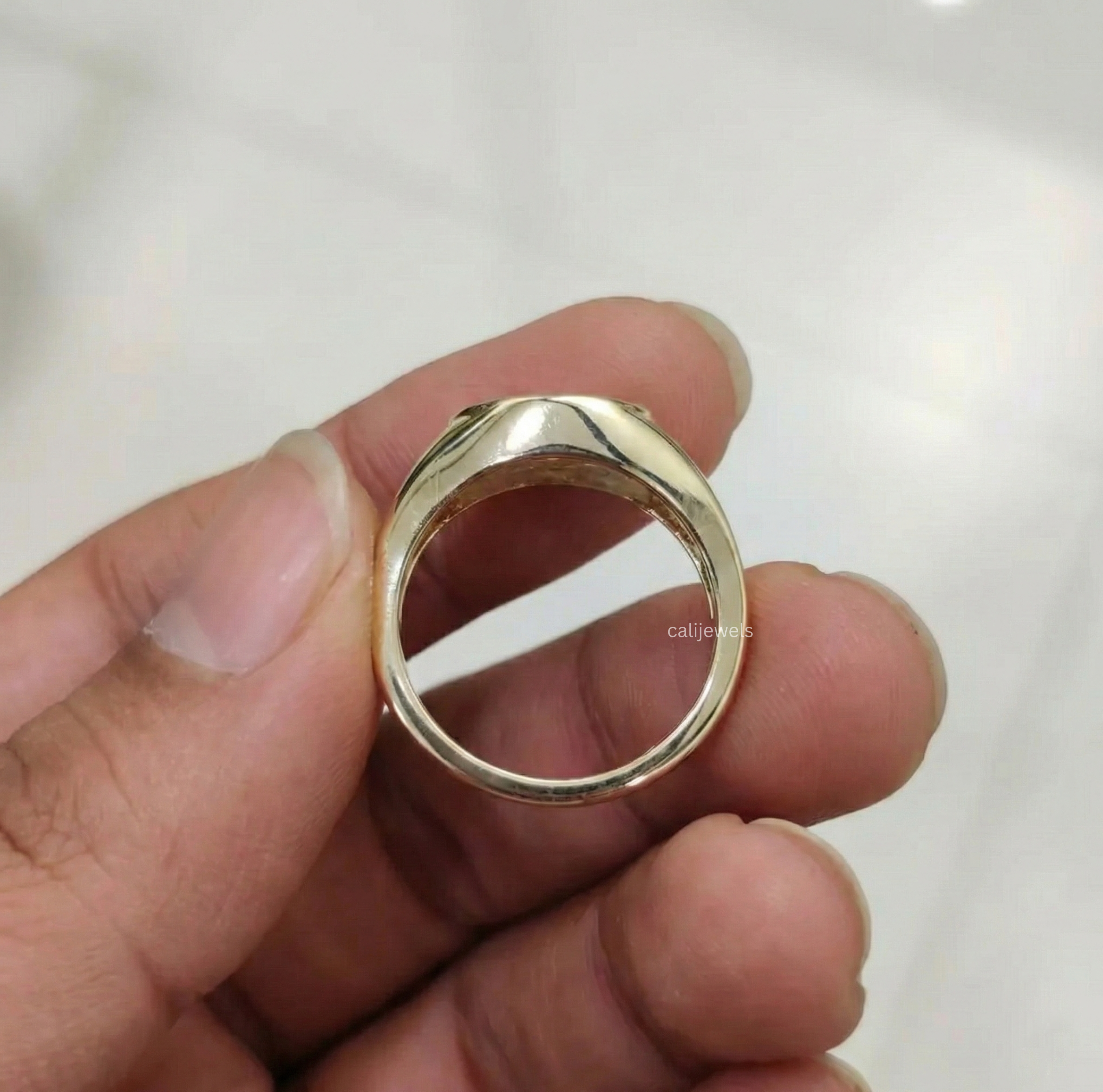 East West Marquise Cut Lab Grown Diamond Engagement Ring