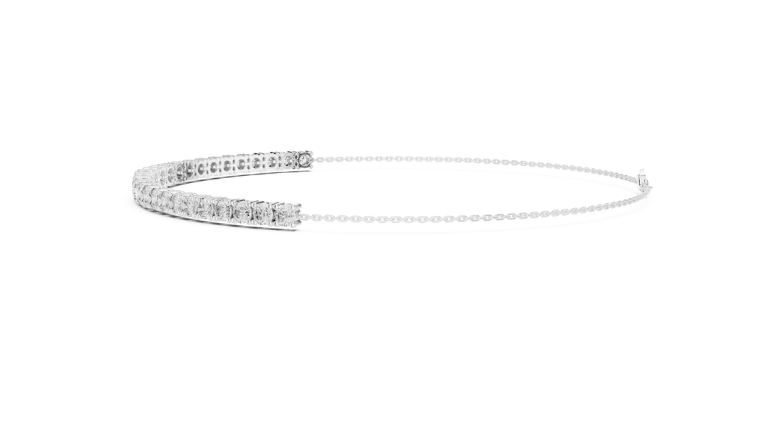 Eternal Glow 0.25-CT Round Diamond Tennis  Bracelet in 14-KT White Gold