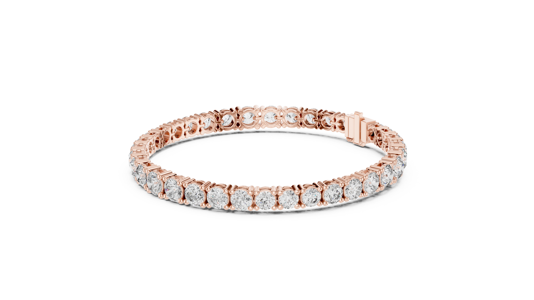 Glamour in Motion 14-KT Premium White Gold 0.25-CT Diamond Bracelet