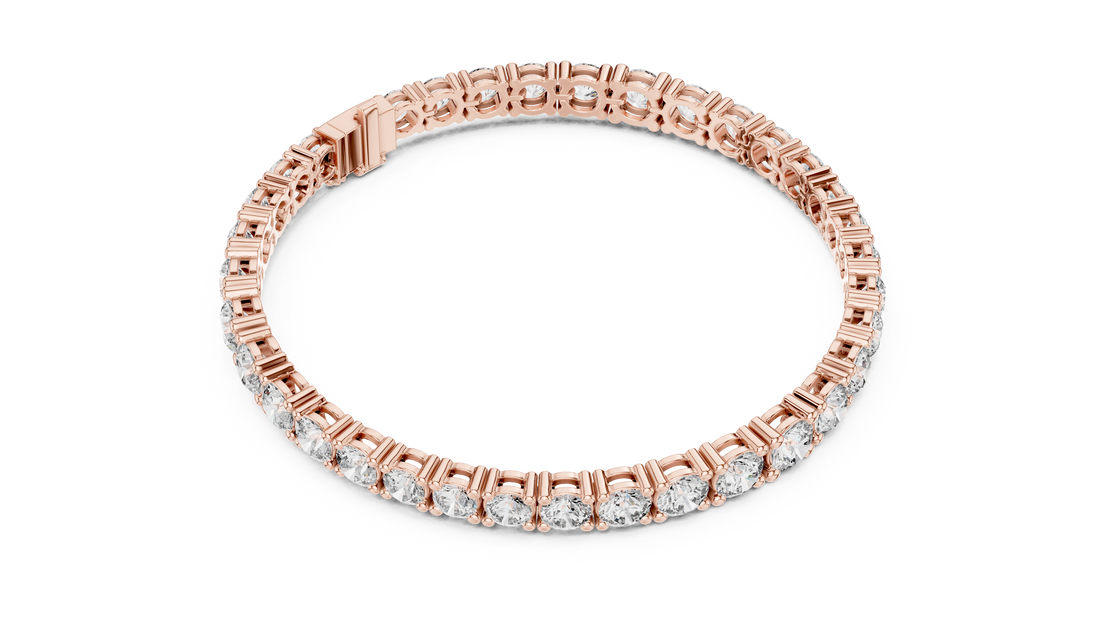 Glamour in Motion 14-KT Premium White Gold 0.25-CT Diamond Bracelet