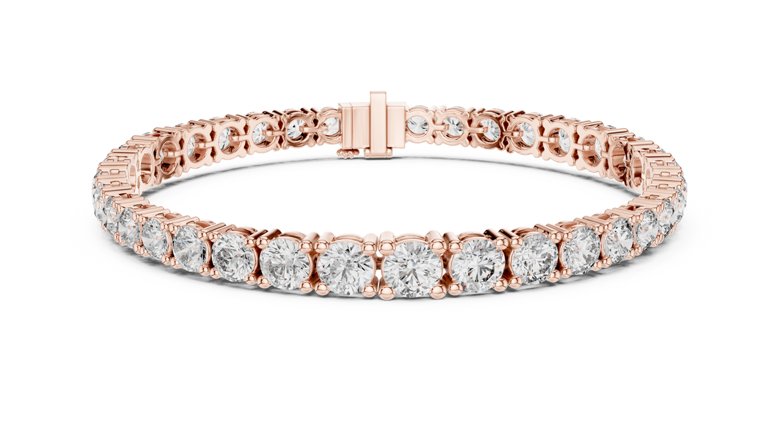 Glamour in Motion 14-KT Premium White Gold 0.25-CT Diamond Bracelet