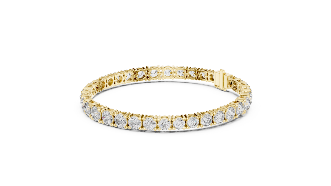 Glamour in Motion 14-KT Premium White Gold 0.25-CT Diamond Bracelet