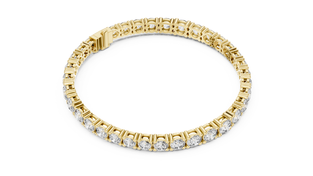 Glamour in Motion 14-KT Premium White Gold 0.25-CT Diamond Bracelet