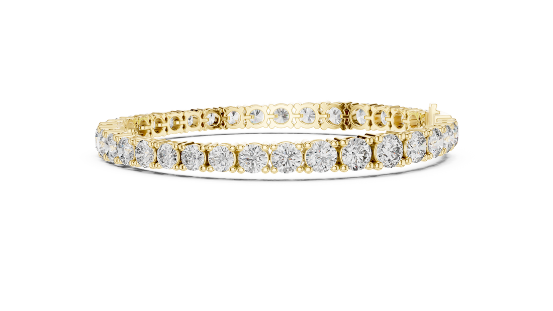 Glamour in Motion 14-KT Premium White Gold 0.25-CT Diamond Bracelet