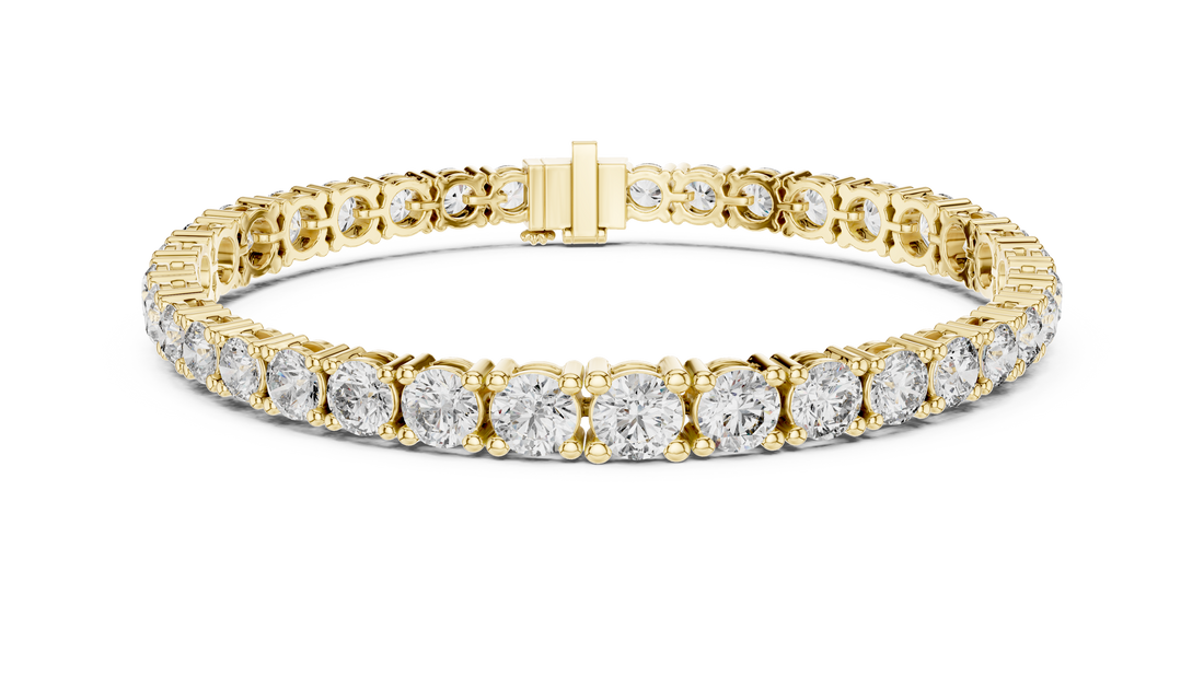 Glamour in Motion 14-KT Premium White Gold 0.25-CT Diamond Bracelet