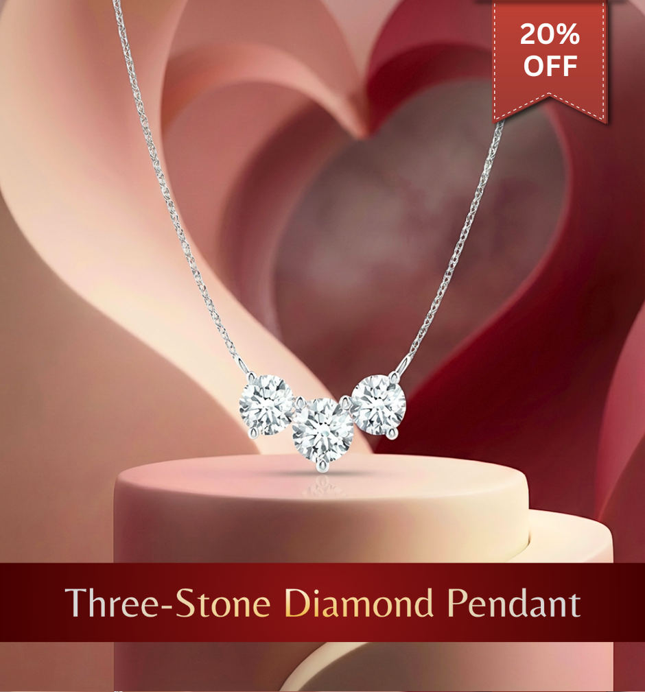Three-Stone Diamond Pendant