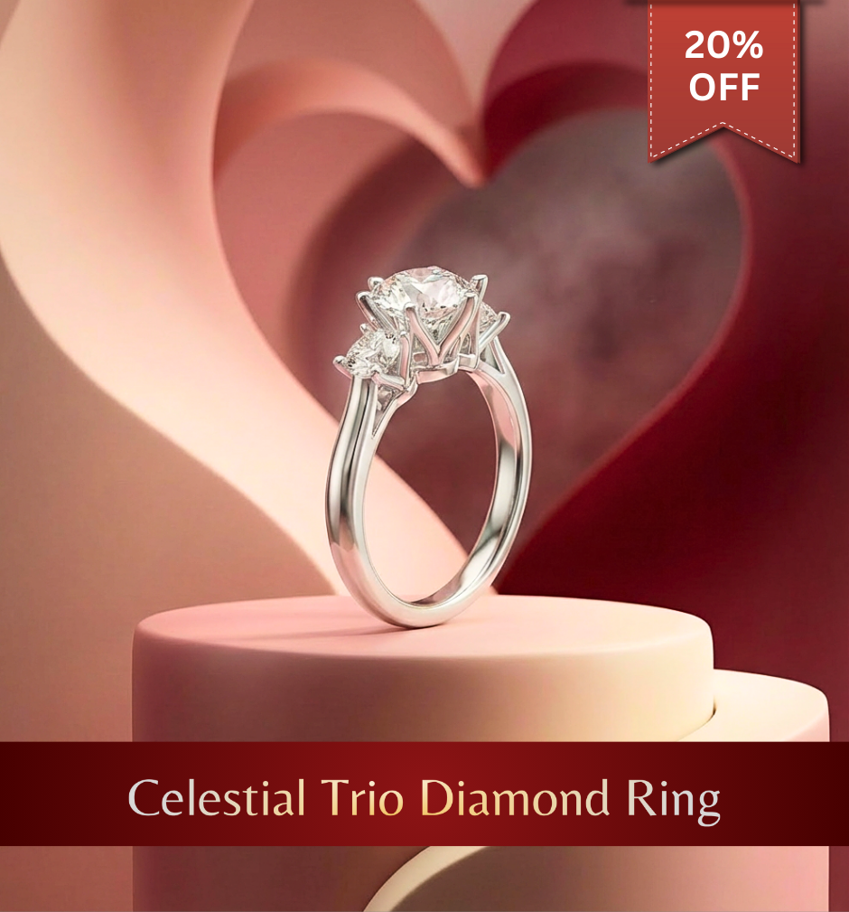 Celestial Trio Diamond Ring