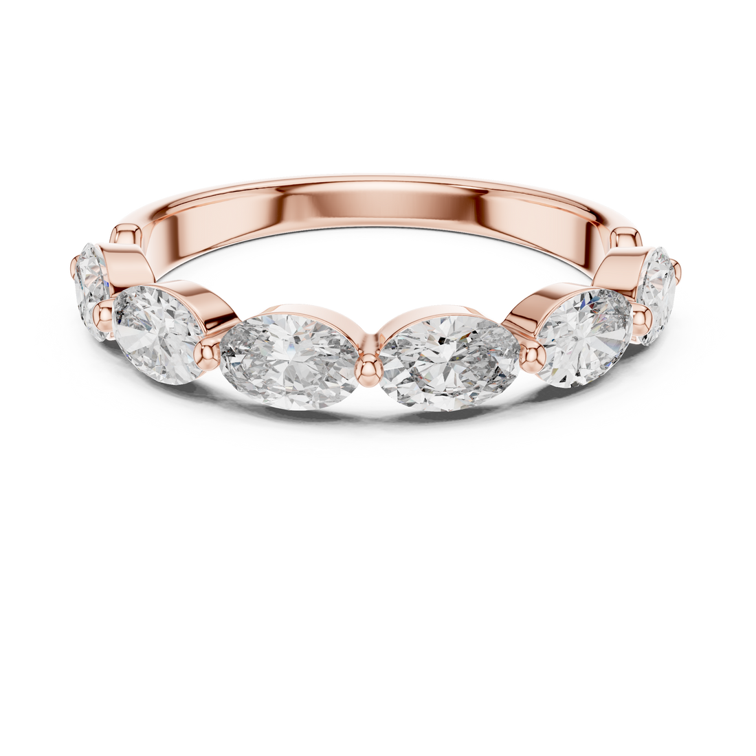 0.25-CT Oval Brilliance Diamond Ring in 14-KT White Gold