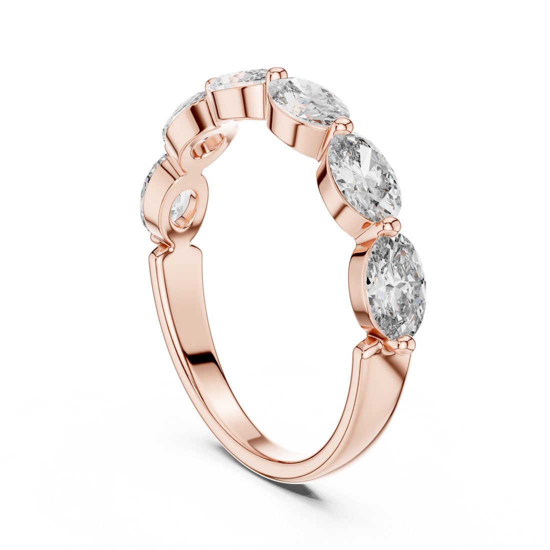 0.25-CT Oval Brilliance Diamond Ring in 14-KT White Gold