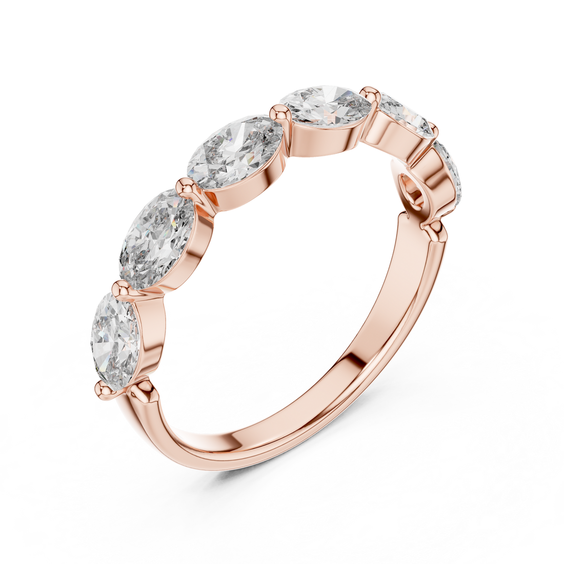 0.25-CT Oval Brilliance Diamond Ring in 14-KT White Gold