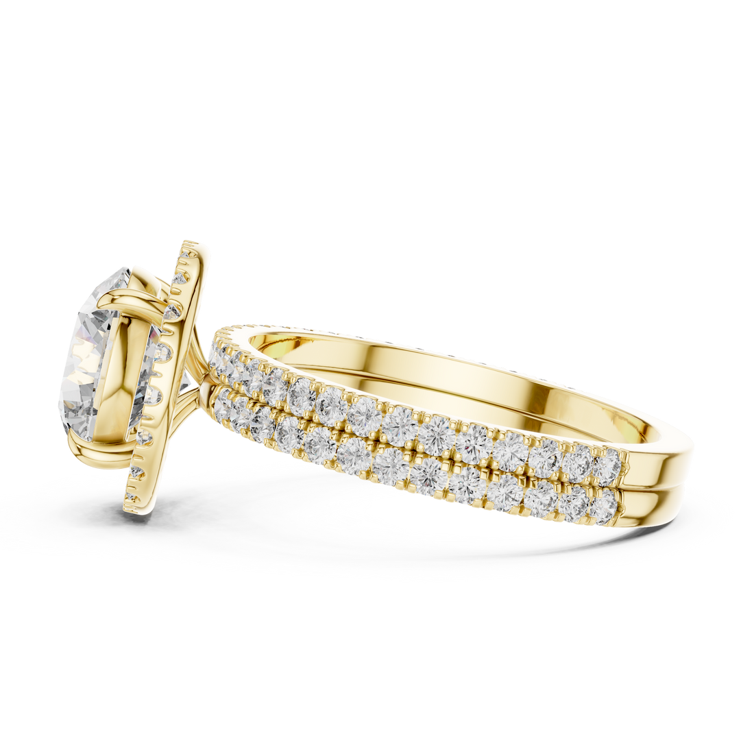 Celestial Spark Halo 2-Ct. Round Diamond Ring in 14-KT Diamond
