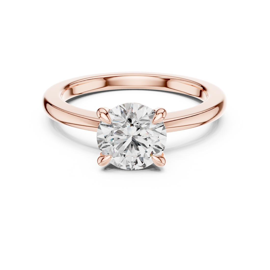Classic Round Solitaire 1.5-CT Diamond Ring in 14-KT White Gold