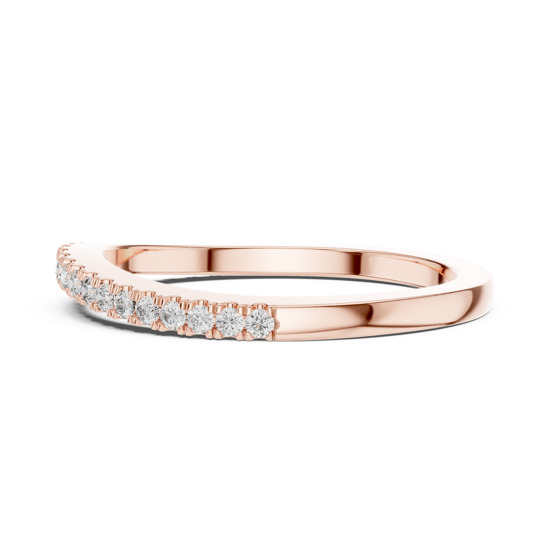 Refined Round Diamond Eternity Ring in 14-KT White Gold