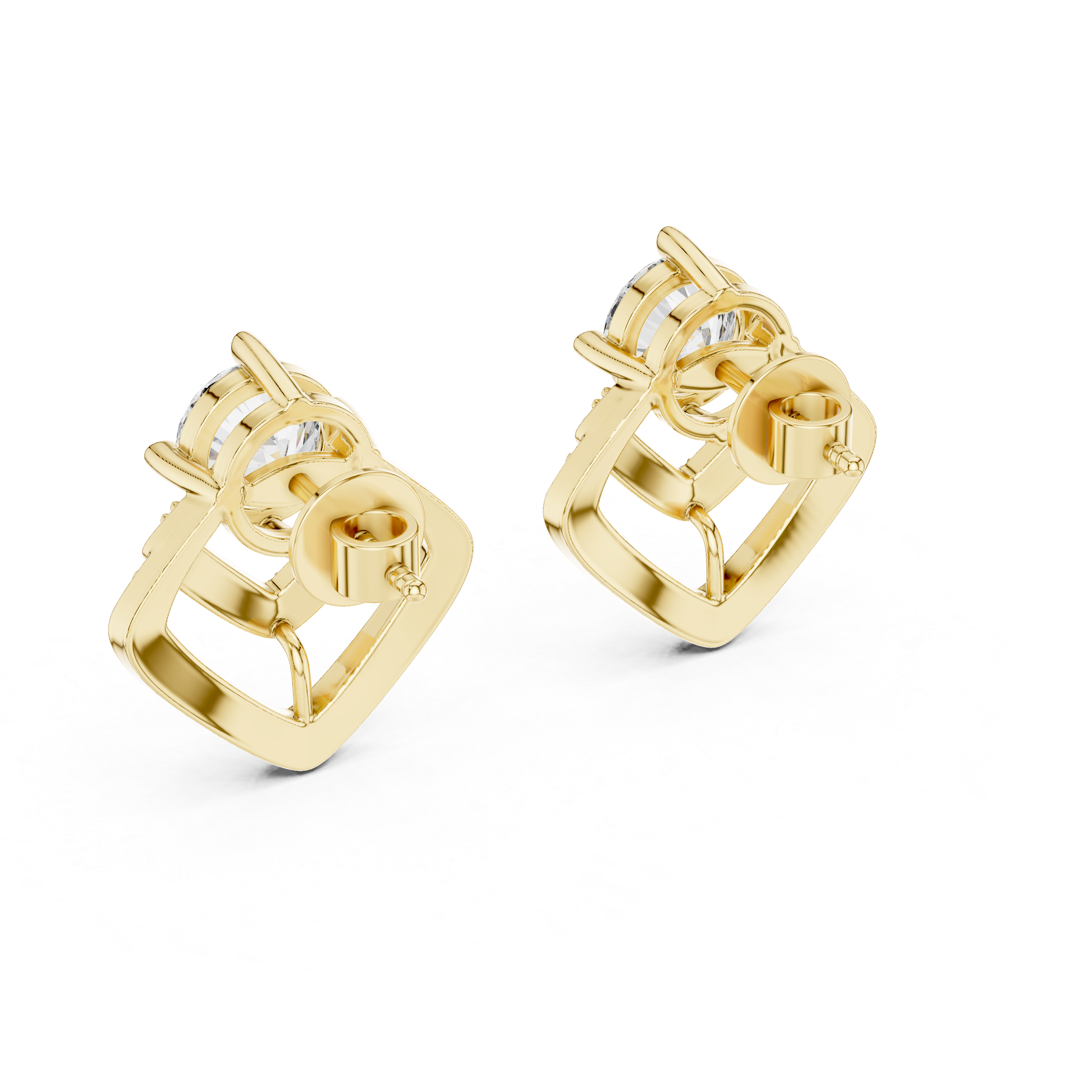 Celestial Glow Diamond 14-KT Stud Earrings