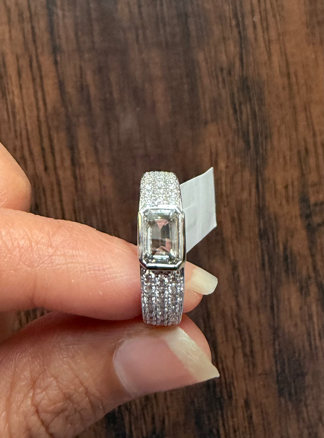 Emerald Cut Men's Lab Diamond Ring