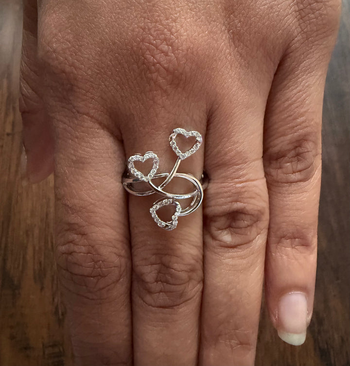 Heart Shape Lab Diamond Ring