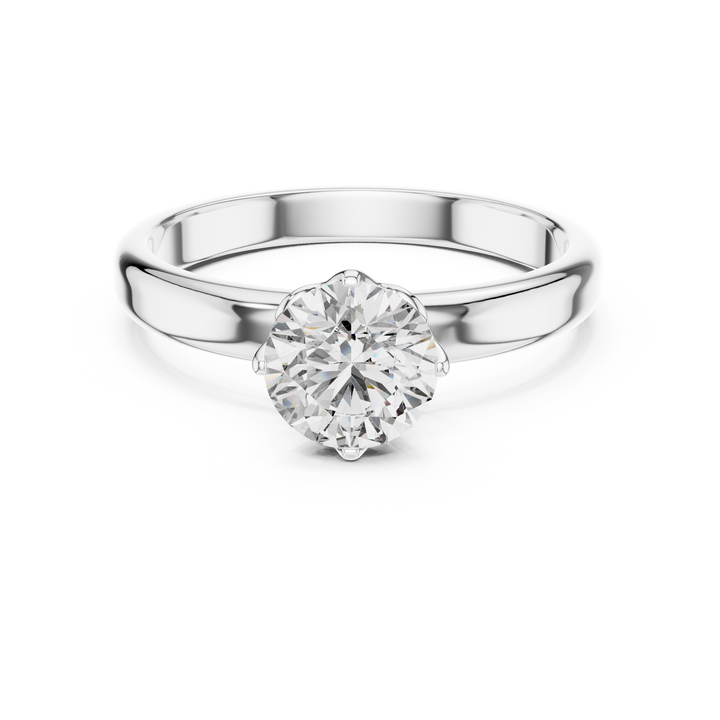 Everlasting Sparkle 1-Ct Round Diamond Ring in 14-kt White Gold
