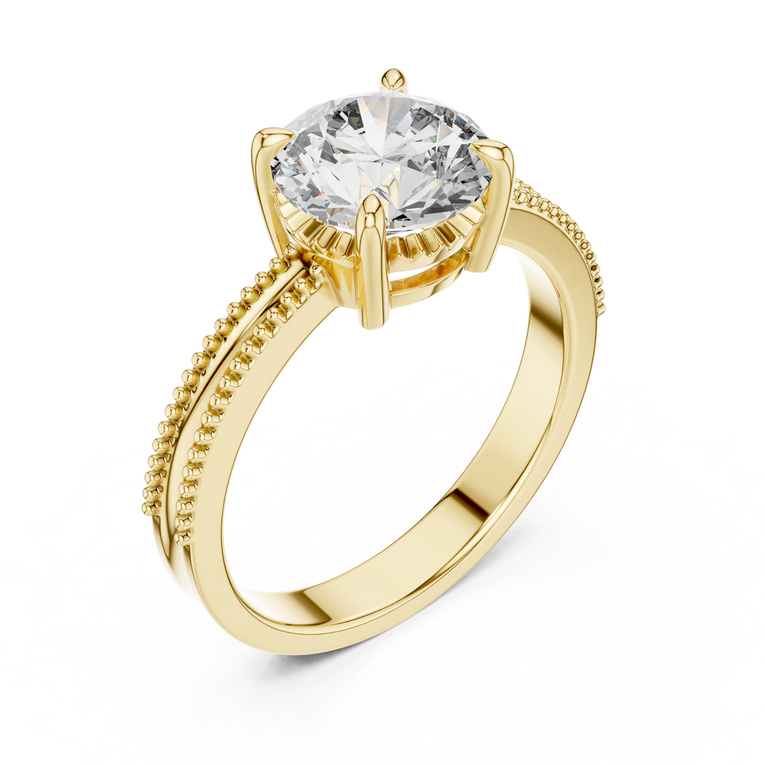 Regal Radiance Solitaire 2-Ct Diamond Ring in 14-KT White Gold