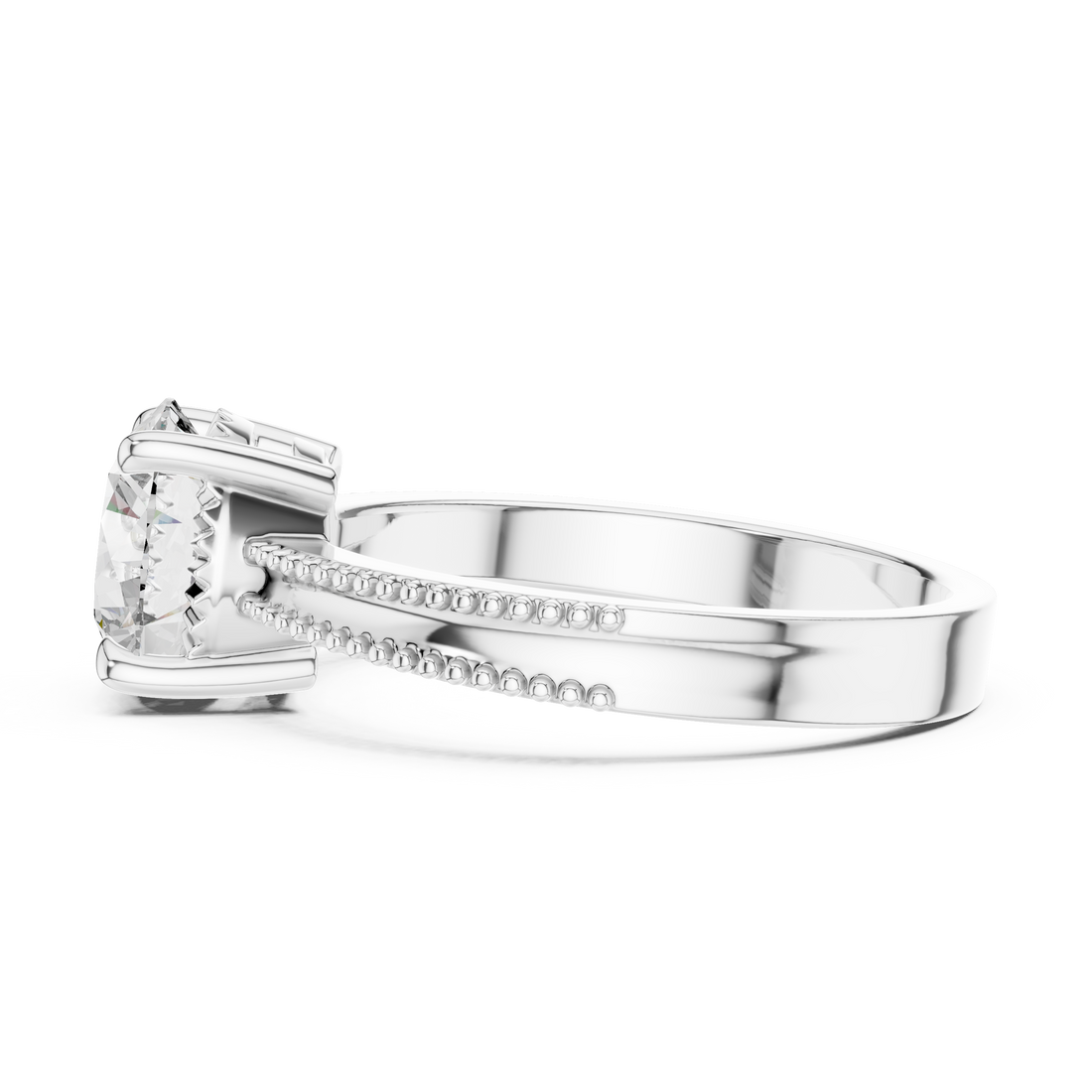 Regal Radiance Solitaire 2-Ct Diamond Ring in 14-KT White Gold