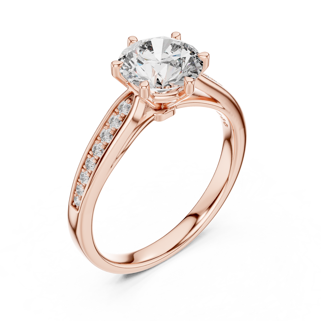 Heirloom Light Solitaire 1-Ct Round Diamond Ring in 14-KT White Gold