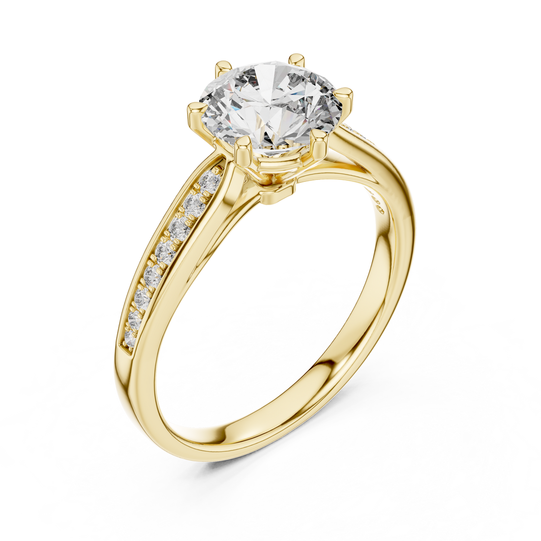 Heirloom Light Solitaire 1-Ct Round Diamond Ring in 14-KT White Gold