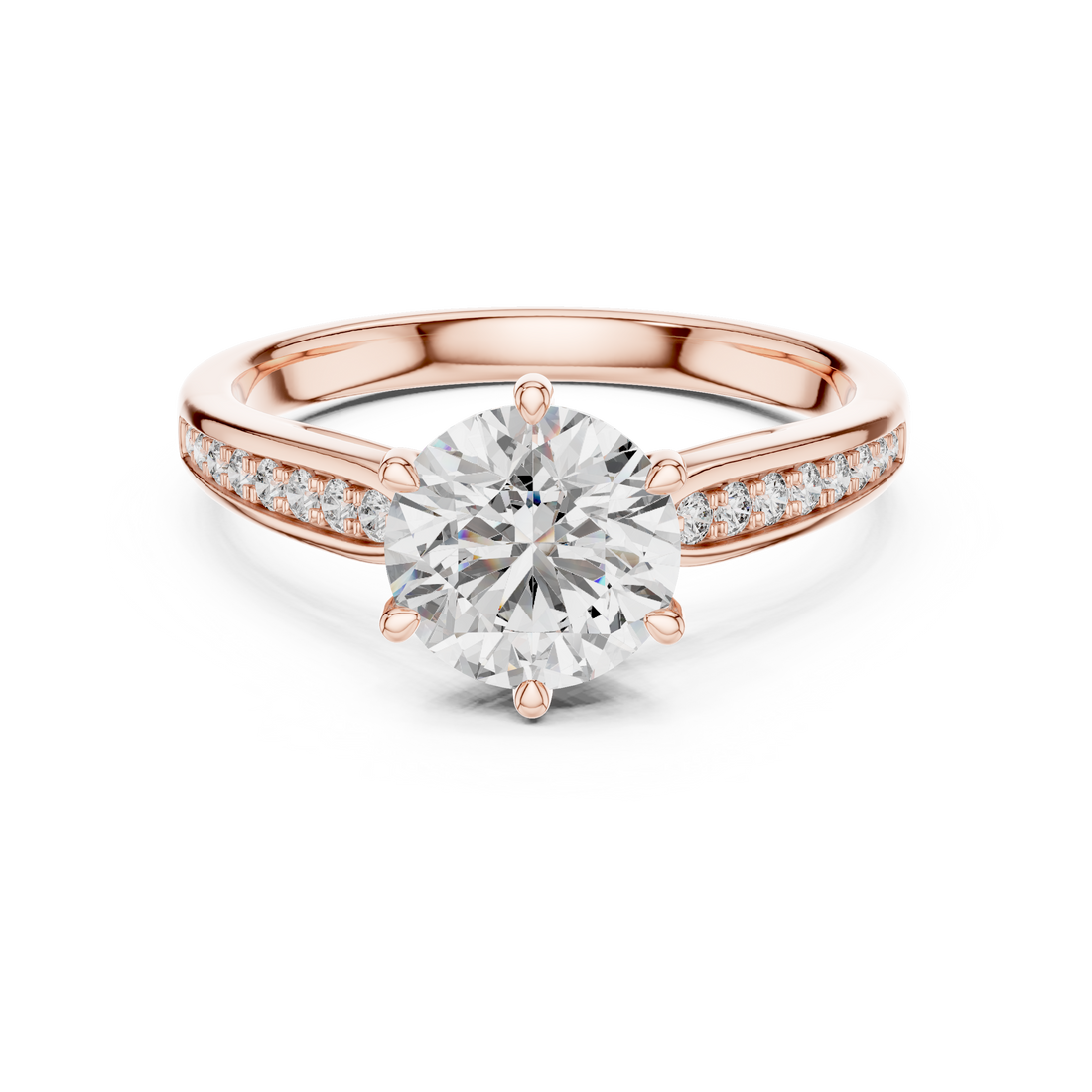Heirloom Light Solitaire 1-Ct Round Diamond Ring in 14-KT White Gold