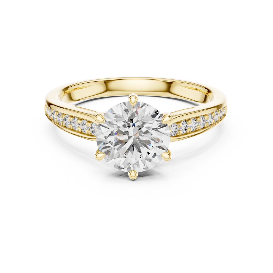 Heirloom Light Solitaire 1-Ct Round Diamond Ring in 14-KT White Gold