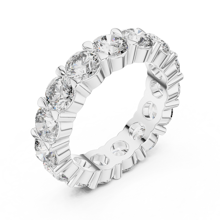 Perpetual Grace 0.25-Ct Round Diamond Eternity Band in 14-KT White Gold