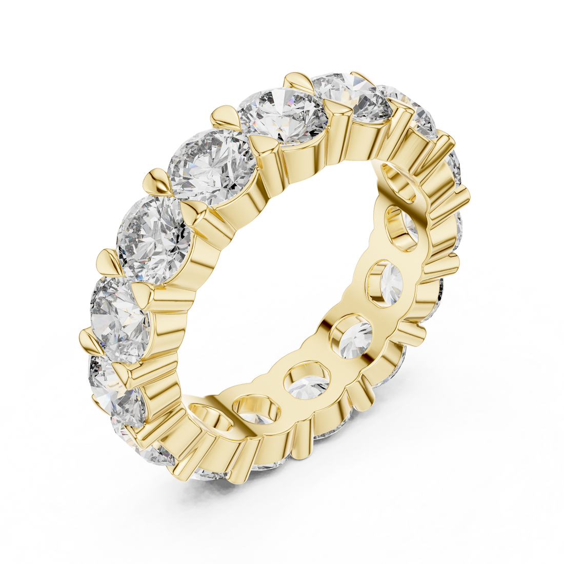 Perpetual Grace 0.25-Ct Round Diamond Eternity Band in 14-KT White Gold