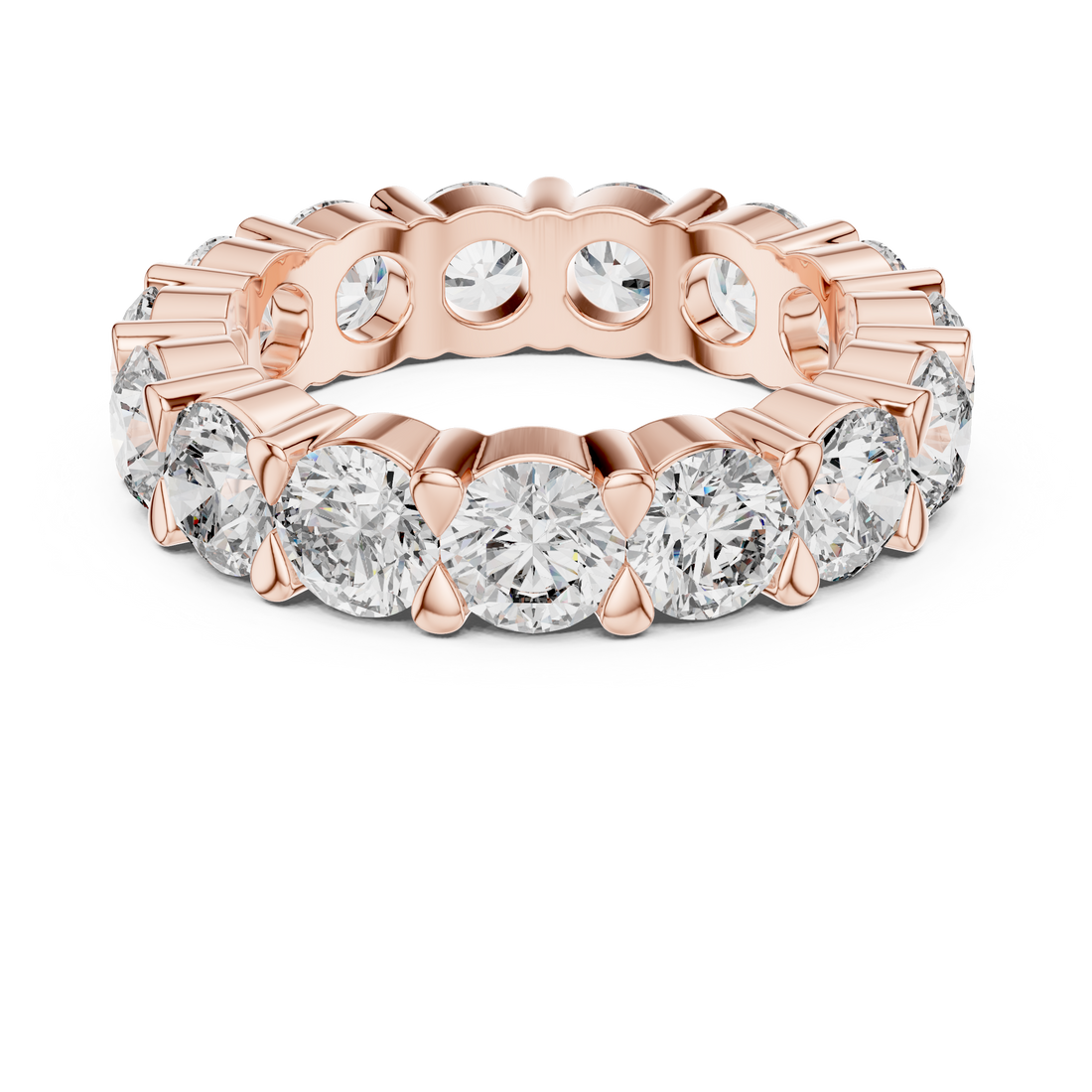 Perpetual Grace 0.25-Ct Round Diamond Eternity Band in 14-KT White Gold