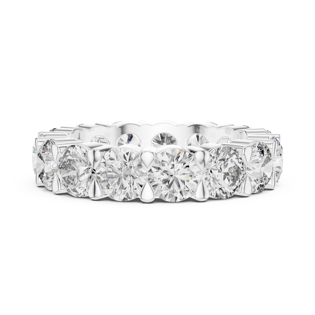 Perpetual Grace 0.25-Ct Round Diamond Eternity Band in 14-KT White Gold