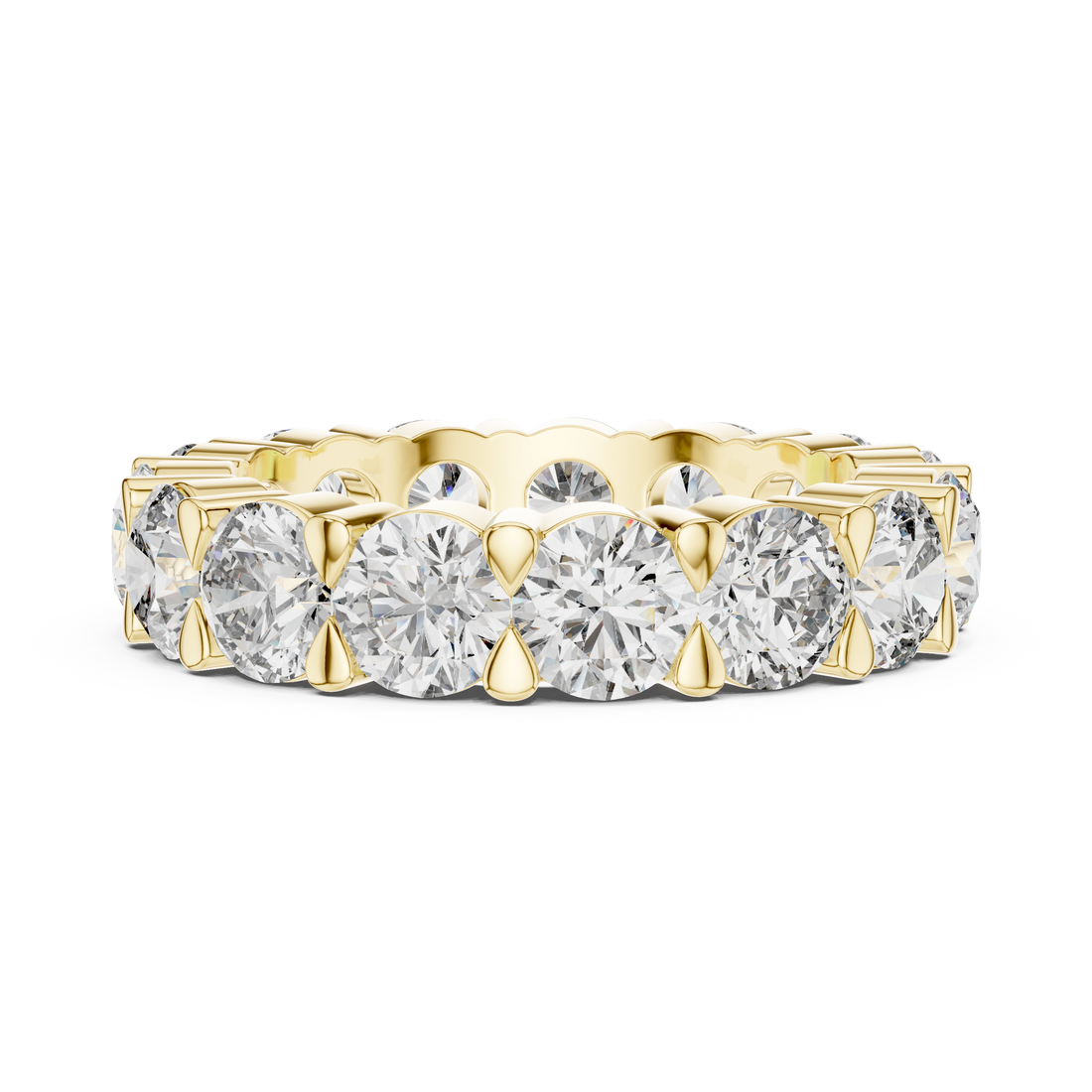 Perpetual Grace 0.25-Ct Round Diamond Eternity Band in 14-KT White Gold