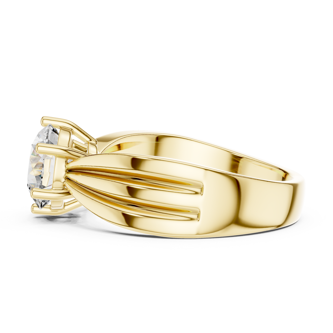 Imperial Grace 1.5-Ct Round Diamond Ring in 14-KT White Gold