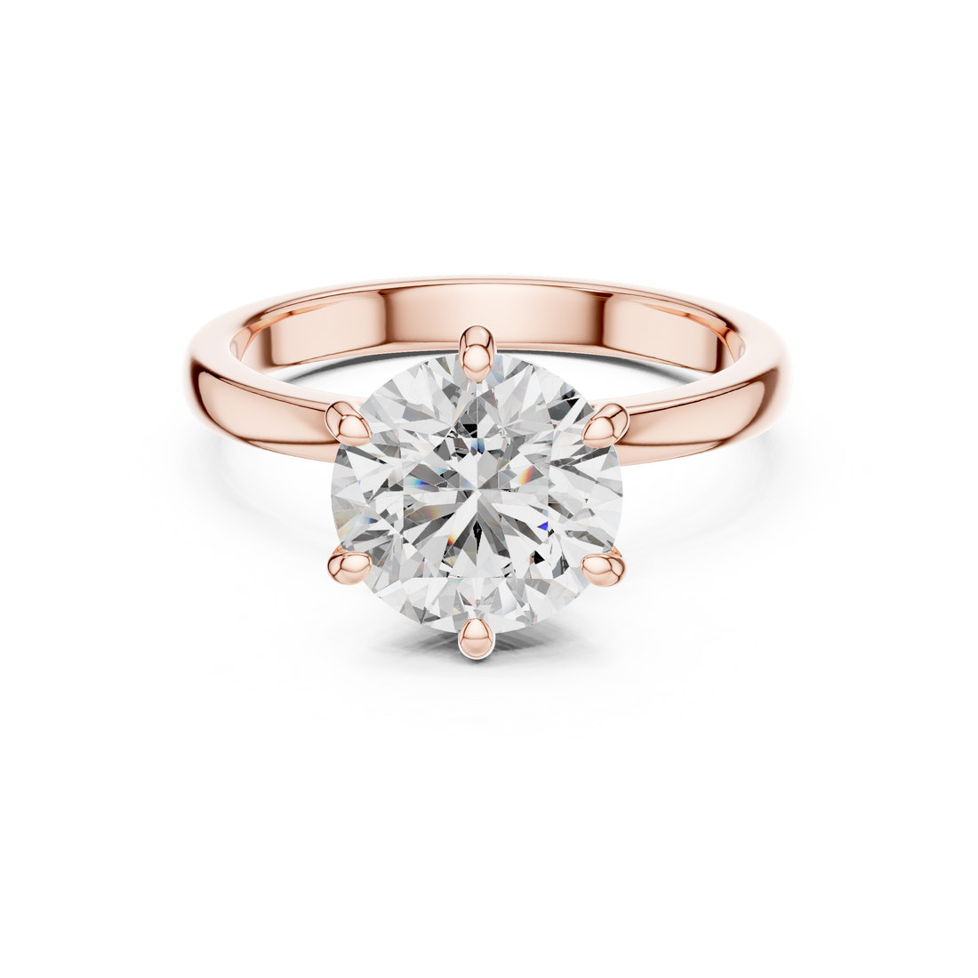 Luminous Halo Solitaire 2-Ct Diamond Ring in 14-KT White Gold