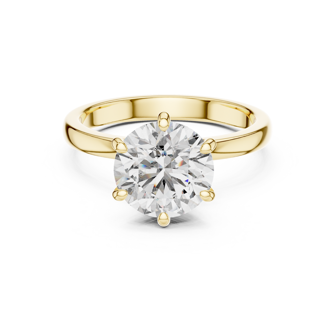 Luminous Halo Solitaire 2-Ct Diamond Ring in 14-KT White Gold