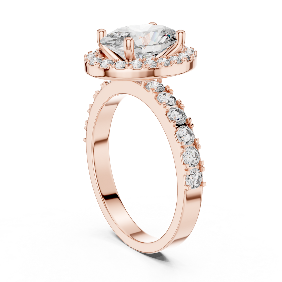 Lustrous Love 2-Ct Oval Diamond Ring in 14-KT White Gold