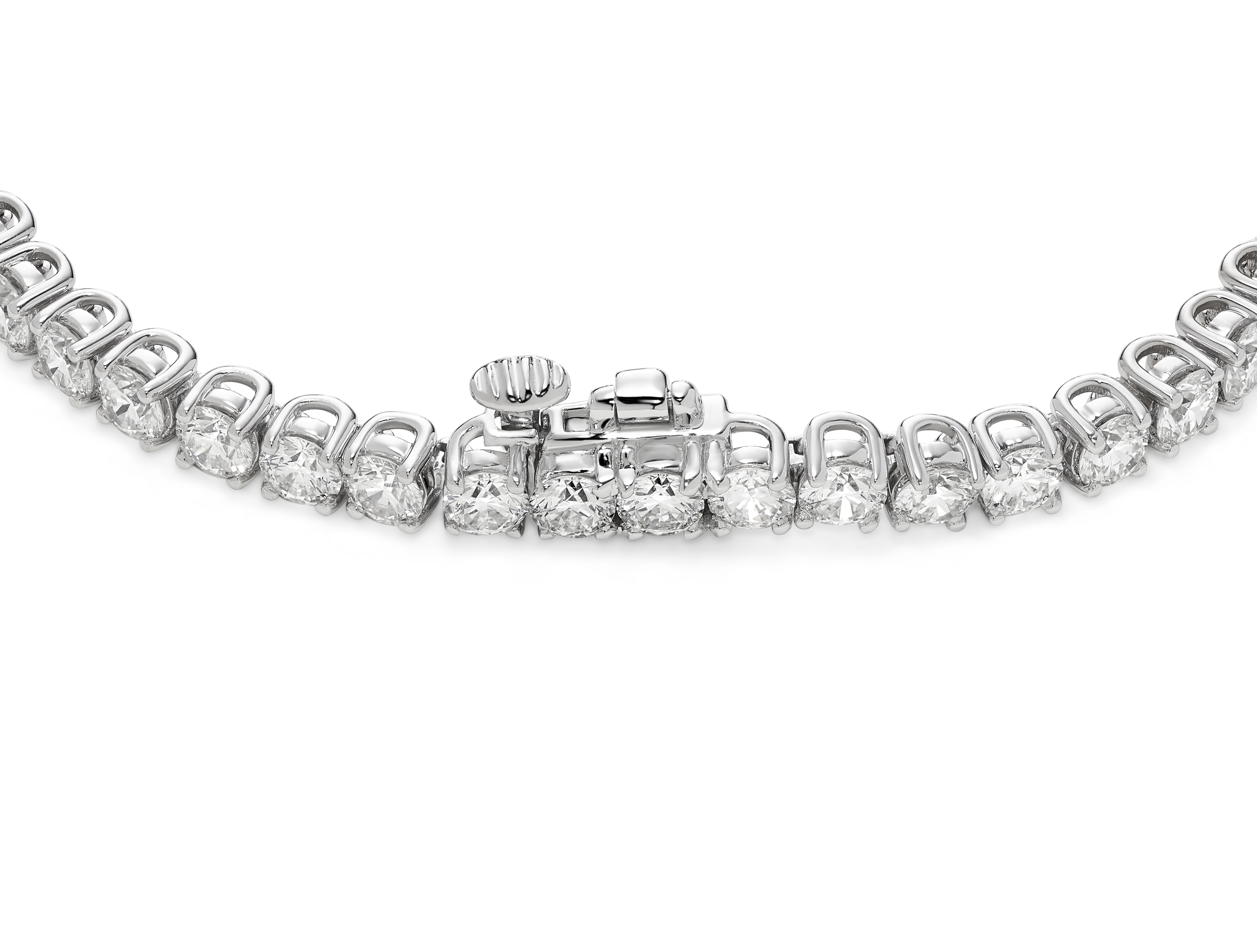 Lab-Grown Diamond Small Tennis Bracelet - E/F color, 7" length | White