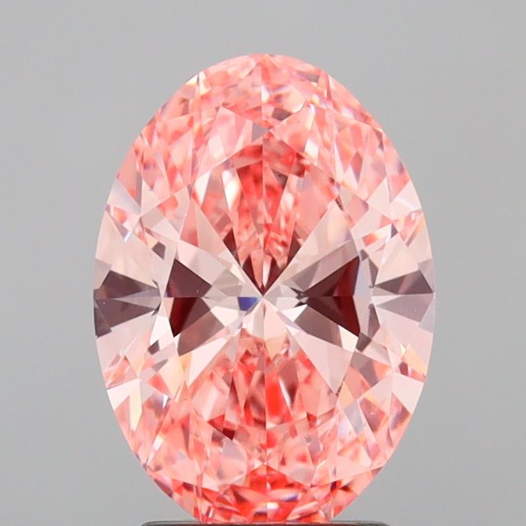 2.0ct FANCY COLOR  VS2 Oval Lab Grown Diamond (IGI)