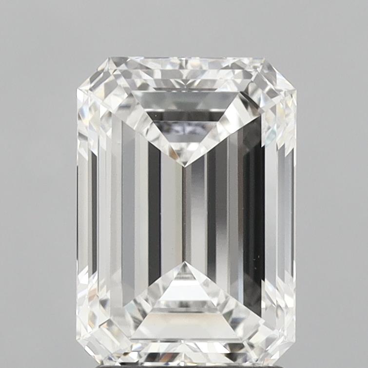 2.19ct F VVS2 Emerald Lab Grown Diamond (IGI)