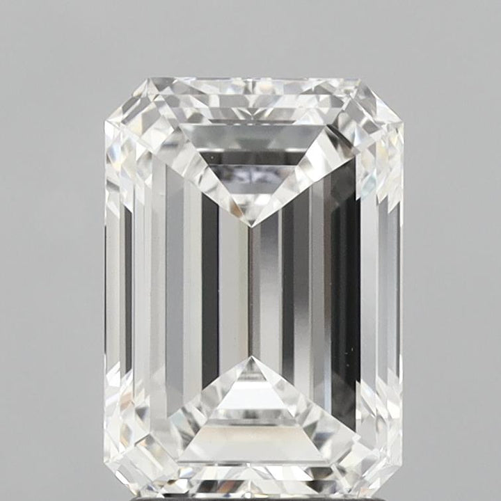 2.19ct F VVS2 Emerald Lab Grown Diamond (IGI)