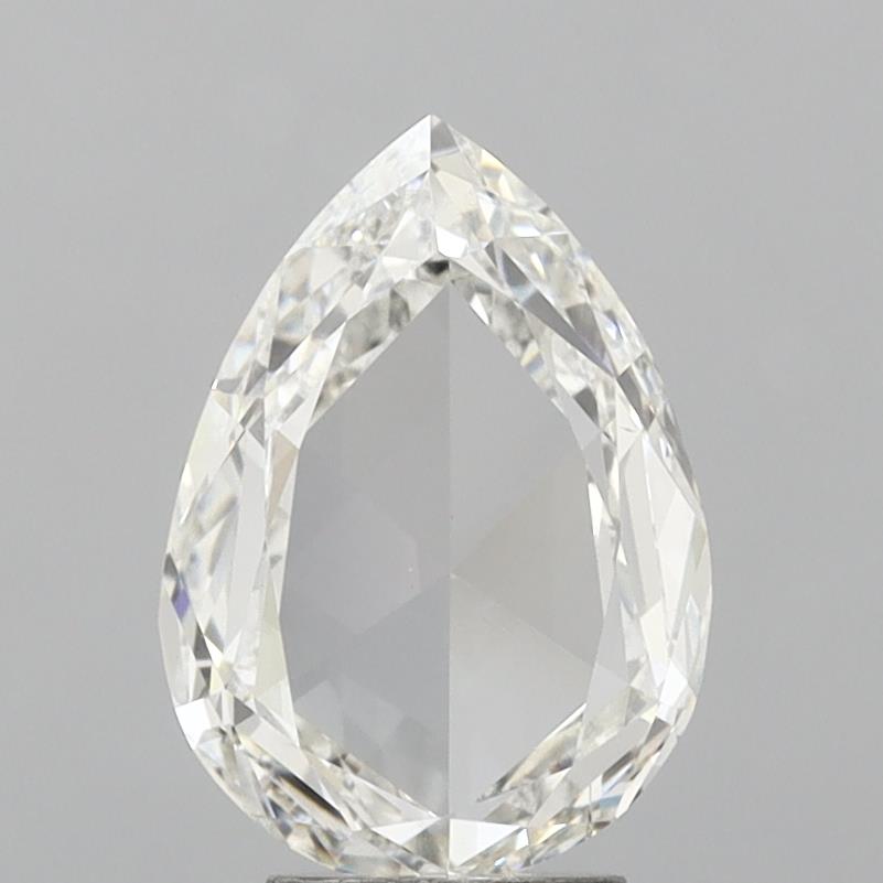 3.16ct F VS2 Rose Pear Lab Grown Diamond (IGI)