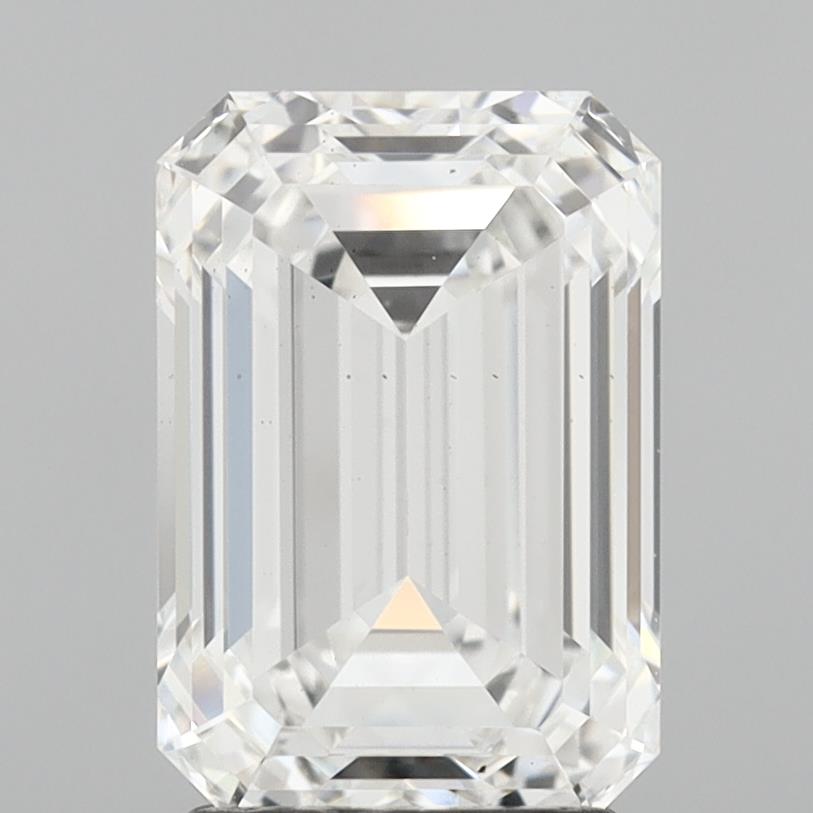 2.51ct F VS2 Emerald Lab Grown Diamond (IGI)