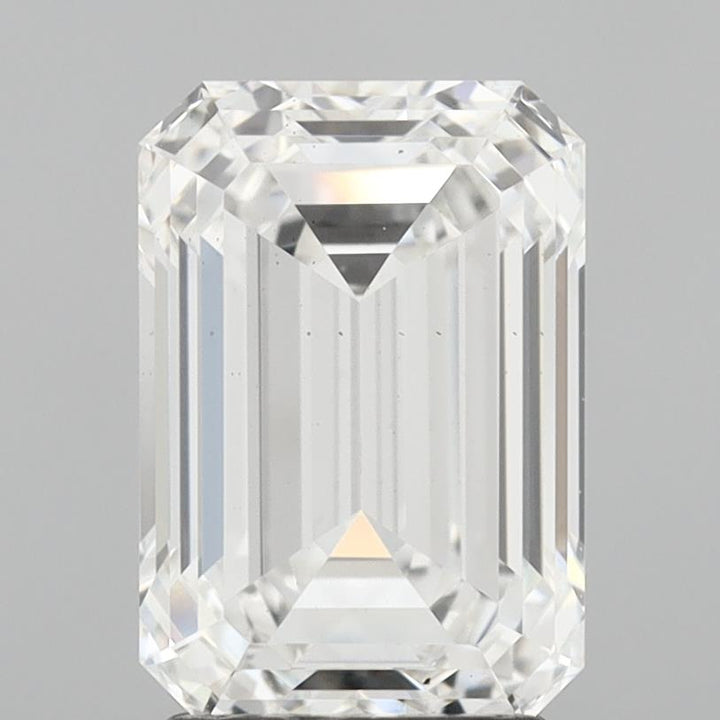 2.51ct F VS2 Emerald Lab Grown Diamond (IGI)