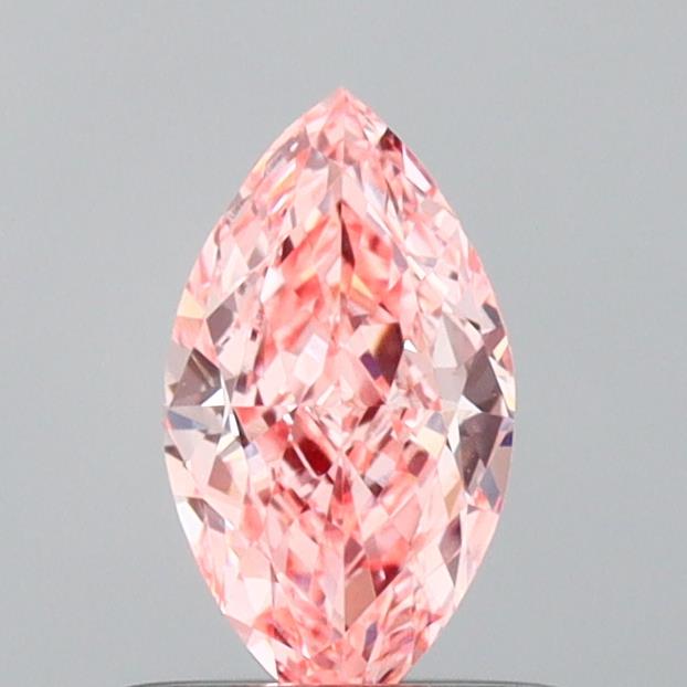 0.5ct PINK VVS2 Marquise Lab Grown Diamond (IGI)