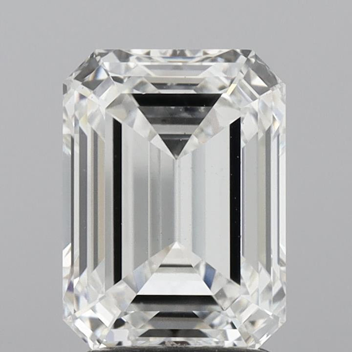 2.57ct F VS1 Emerald Lab Grown Diamond (IGI)
