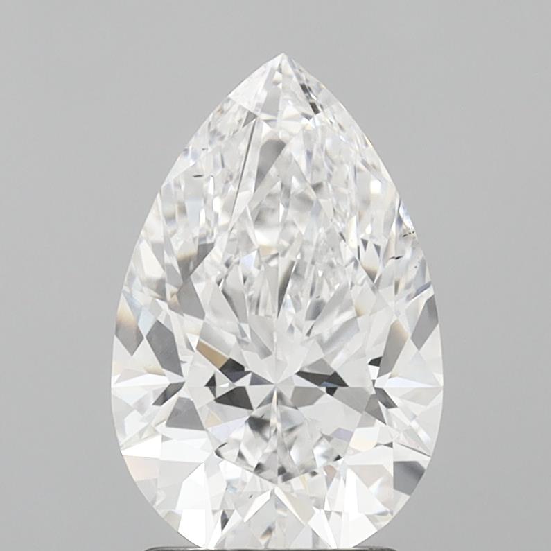 2.02ct D VS2 Pear Lab Grown Diamond (IGI)