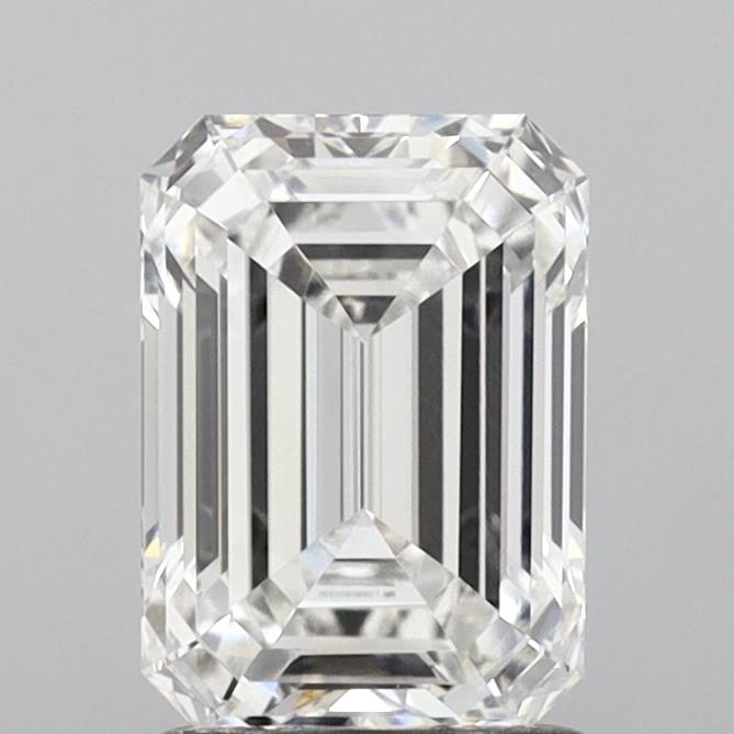 1.59ct F VVS2 Emerald Lab Grown Diamond (IGI)