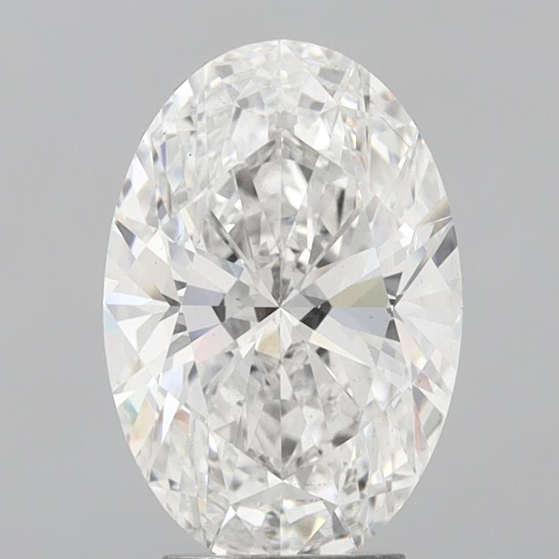 4.06ct F VS2 Oval Lab Grown Diamond (IGI)